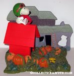 Snoopy on Doghouse Halloween playset