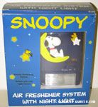 Snoopy & Woodstock sitting on stars Air Freshener System with Nightlight