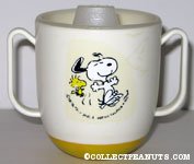 Snoopy & Woodstock dancing Sippy Cup