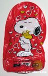 Snoopy hugging Woodstock blow-up bop bag rattle