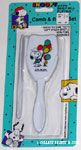 Snoopy & Woodstock holding Balloons Brush & Comb Set