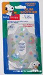Snoopy & Woodstock sleeping with stars & moon Gum Soother
