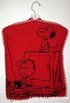 Snoopy with Linus leaning on dryer 'Having your blanket in the wash is like finding out your psychiatrist is gone for the weekend' Laundry Bag
