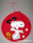 Snoopy dancing with Woodstock Pajama Bag