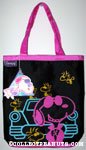 Joe Cool & Woodstock standing in front of car Tote Bag