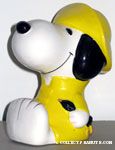 Snoopy wearing raincoat ceramic Bank