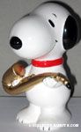 Snoopy with Saxophone Bank