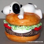 Snoopy on Hamburger