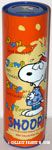 Snoopy wearing exercise clothes and sweating Canister Bank