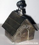 Flying Ace on Doghouse Silverplated Bank