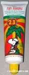 Joe Cool & Woodstock under Palm Tree Sun Seekers Lotion SPF 23