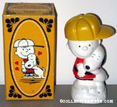 Snoopy hugging Charlie Brown Non-Tear Shampoo Bottle