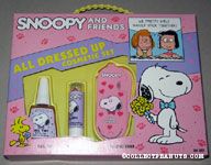 Snoopy All Dressed Up Cosmetic Set - Nail Tint, Lip Gloss, Comb