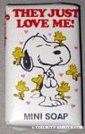 Snoopy with Woodstocks 'They Just Love Me' Mini Soap Bar