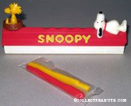 Snoopy and Woodstock on Doghouse