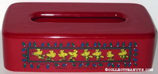 Woodstocks & Christmas lights Tissue Box Cover