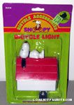 Snoopy laying on doghouse Bicycle Light