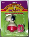Snoopy head red push-down Horn