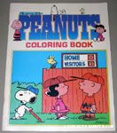 Lucy, Charlie Brown & Snoopy in Dugout Coloring Book