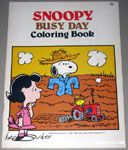 Snoopy Busy Day Coloring Book