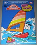 Snoopy Windsurfing with Woodstock Coloring Book