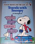 Charlie Brown & the Gang Travels with Snoopy Coloring Book