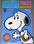 Snoopy holding book Japanese Coloring Book