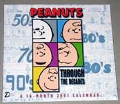 2001 Peanuts Through out the Decades