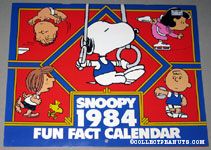 Peanuts Gang Olympians 1984 Fun Fact Calendar