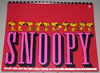 Snoopy personalities 1974 Datebook
