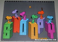 Snoopy poses 1977 Datebook