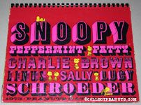 Peanuts Gang with Names 1973 Datebook