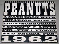 Peanuts 1962 Datebook