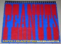 Peanuts 1971 Datebook