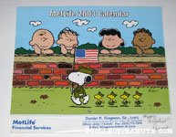 Peanuts Metlife 2003 Calendar