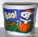 Snoopy in Pumpkin Candle Holder