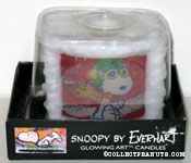 Snoopy Flying Ace Tom Everhart Glowing Art Candle