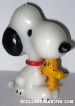Snoopy & Woodstock figural candle