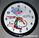 Snoopy Flying Ace Time of Day Wall Clock