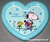 Snoopy & Woodstock jogging Clock