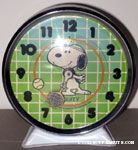 Snoopy playing tennis Alarm Clock