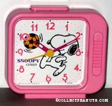 Snoopy playing soccer Alarm Clock