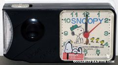 Snoopy & Woodstocks around camp fire Light Clock