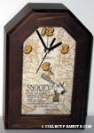 Snoopy & Woodstock Admirals with Spyglass Clock