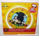 Peanuts Gang under tree Sound Clock