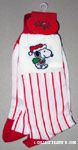 Santa Snoopy with Sack Men's Socks