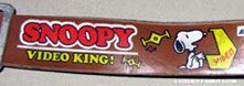 Snoopy, 'Video King' video game playing scenes Leather Belt