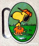 Snoopy in Baseball Gear Belt Buckle