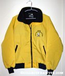 Snoopy holding hockey stick 'Snoopy's Senior World Hockey Tournament' Orange and Yellow Jacket