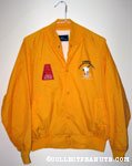 Snoopy holding hockey stick 'Snoopy's Senior World Hockey Tournament' Yellow Jacket
